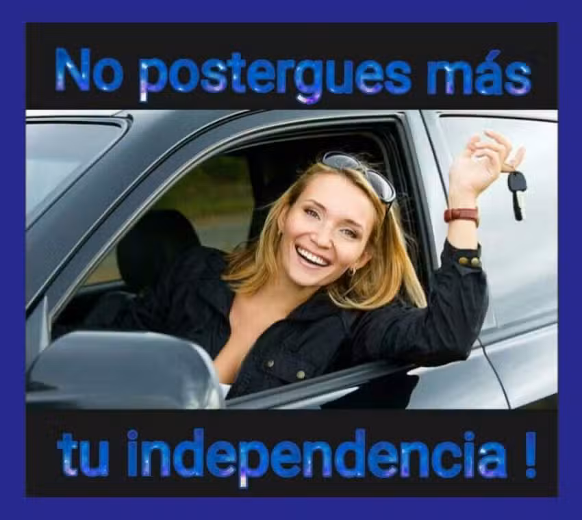 Adriana instructora de manejo a domicilio