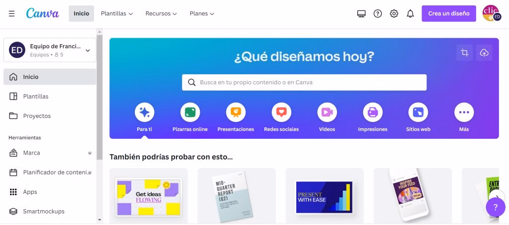 &iquest;Qu&eacute; se necesita para trabajar con Canva?
