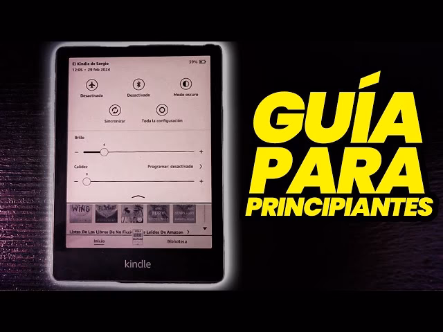 ¿Cómo ir al inicio en Kindle Paperwhite?