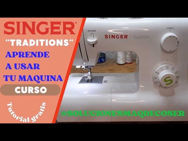 &iquest;C&oacute;mo hacer puntada recta en m&aacute;quina Singer?