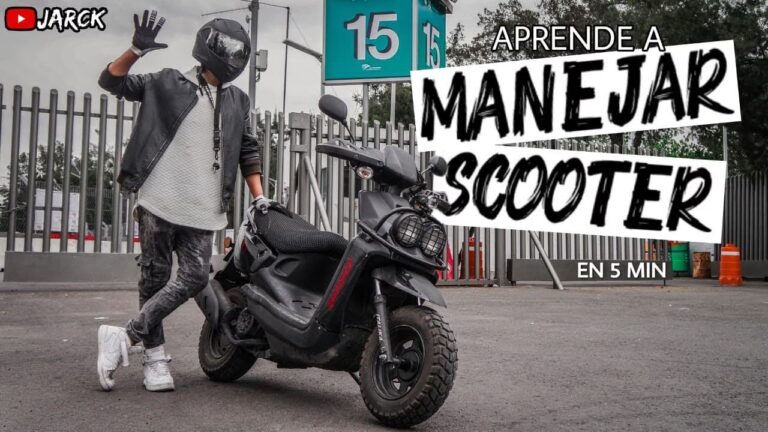 Gu&iacute;a para manejar scooter: &iquest;Es dif&iacute;cil aprender?