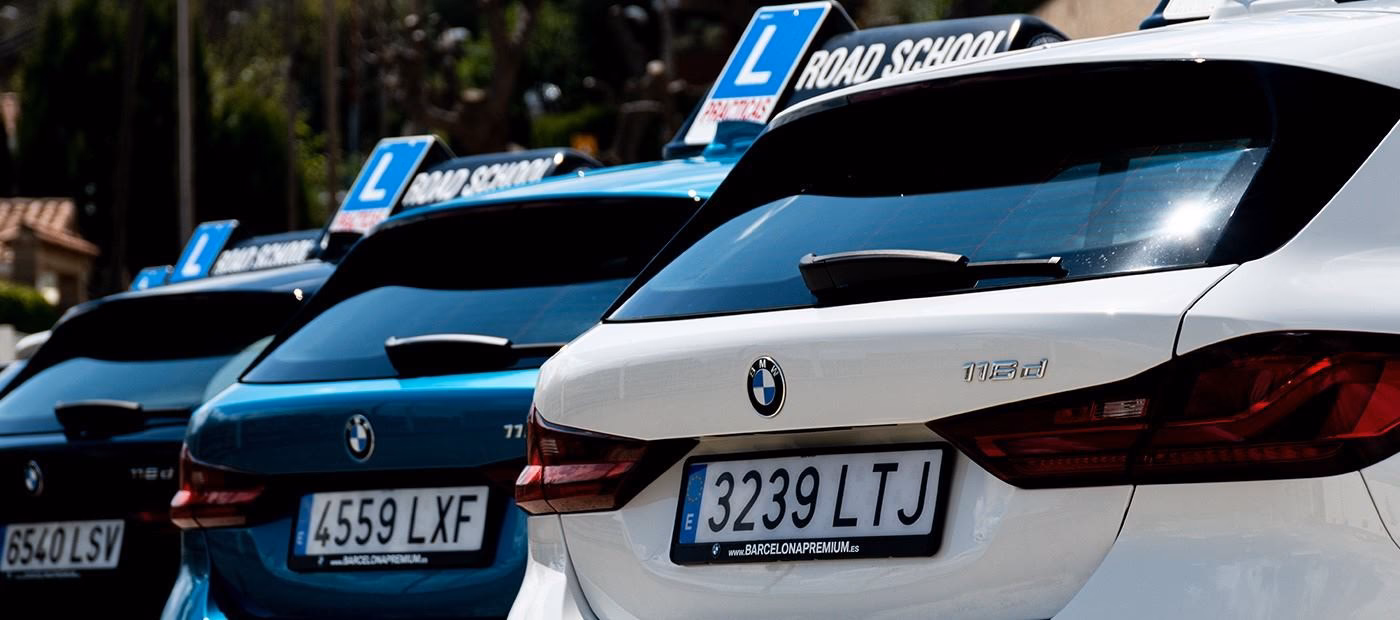 Where is the best place to practice driving a car?