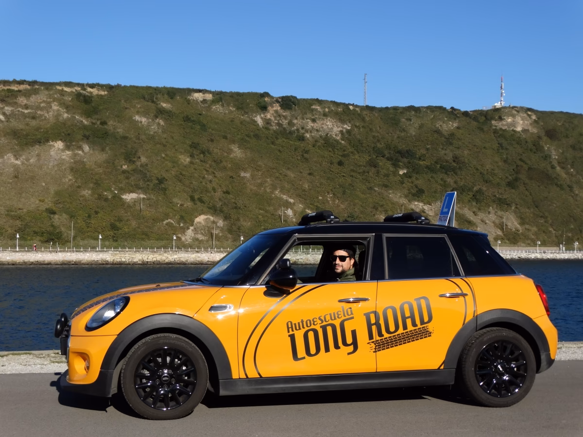 Where is the best place to practice driving a car?