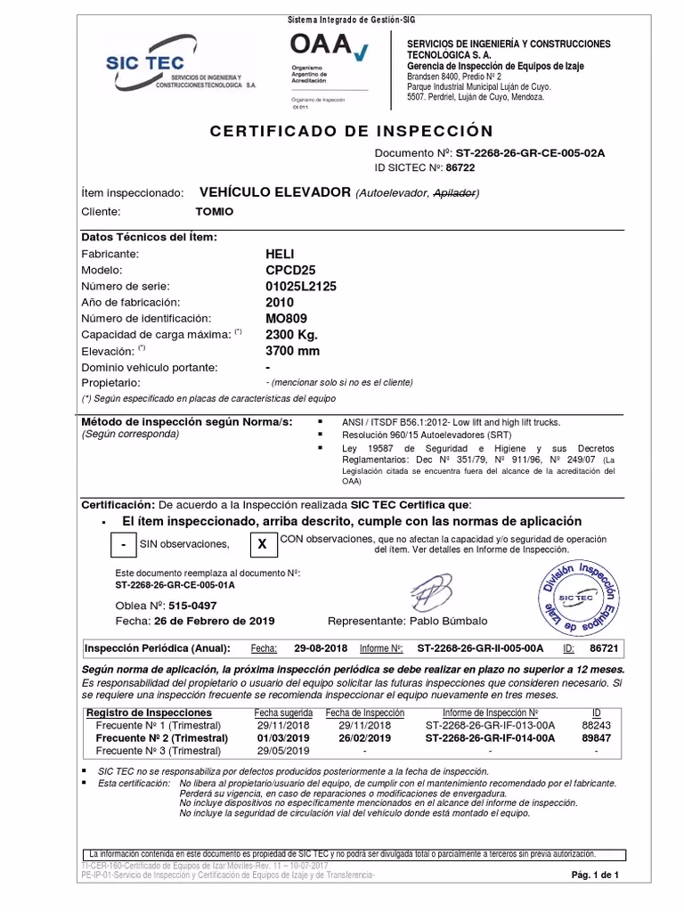 ¿Qué necesitas para obtener la certificación de operador de montacargas?
