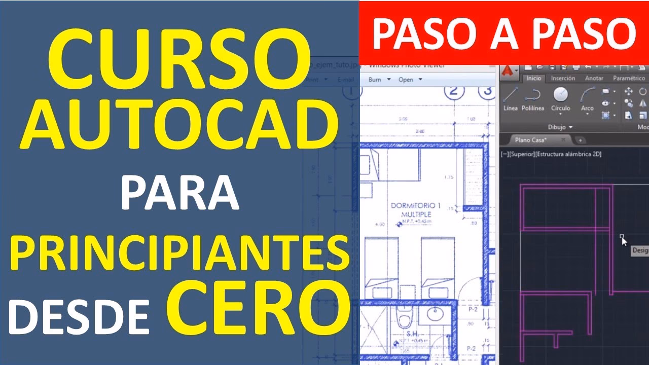 &iquest;Cu&aacute;les son los comandos b&aacute;sicos de AutoCAD?