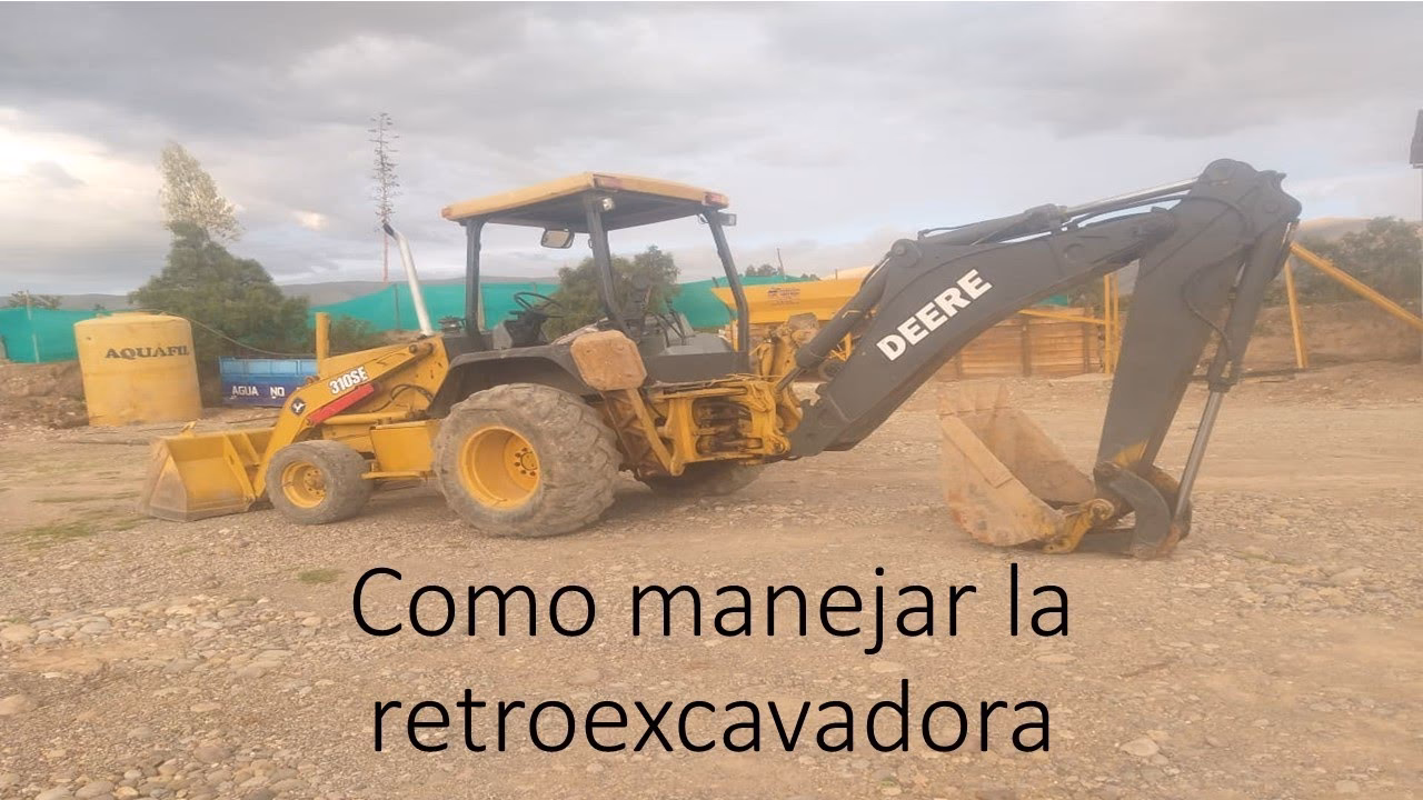 &iquest;Qu&eacute; se necesita para ser operador de retroexcavadora?