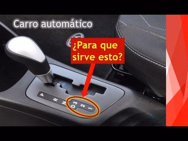 &iquest;Qu&eacute; significan las letras en las cajas autom&aacute;ticas?