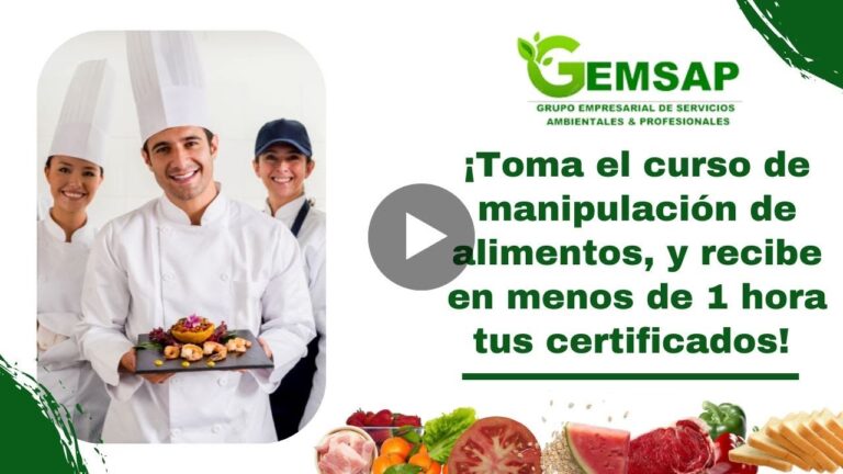 Gu&iacute;a para el Carnet de Manipulador de Alimentos