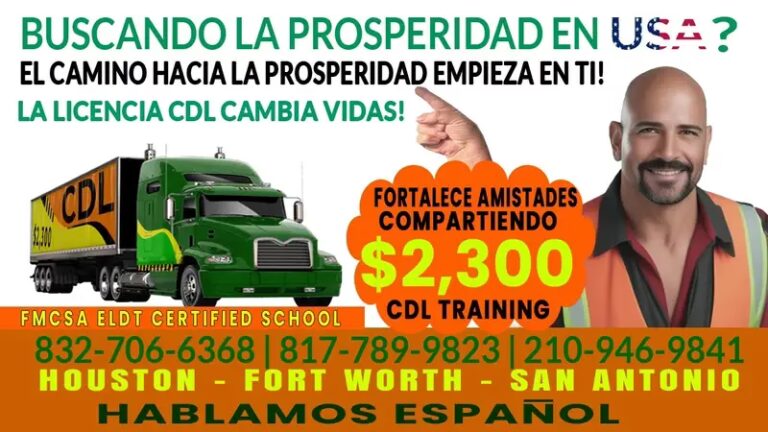 Gu&iacute;a para Obtener tu Licencia CDL en San Antonio