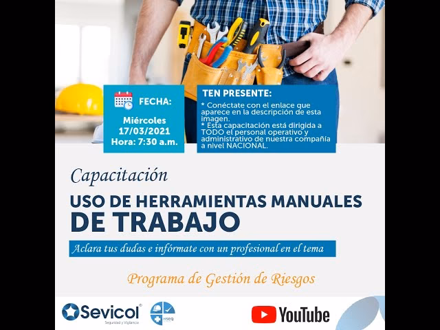 &iquest;Qu&eacute; debemos tener en cuenta al trabajar con herramientas manuales?