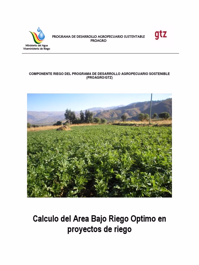 &iquest;Cu&aacute;les son los sistemas de riego en Bolivia?