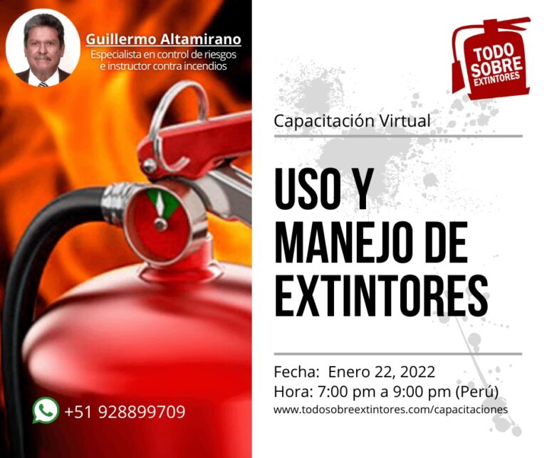 Curso de Manejo de Extintores: Gu&iacute;a Completa