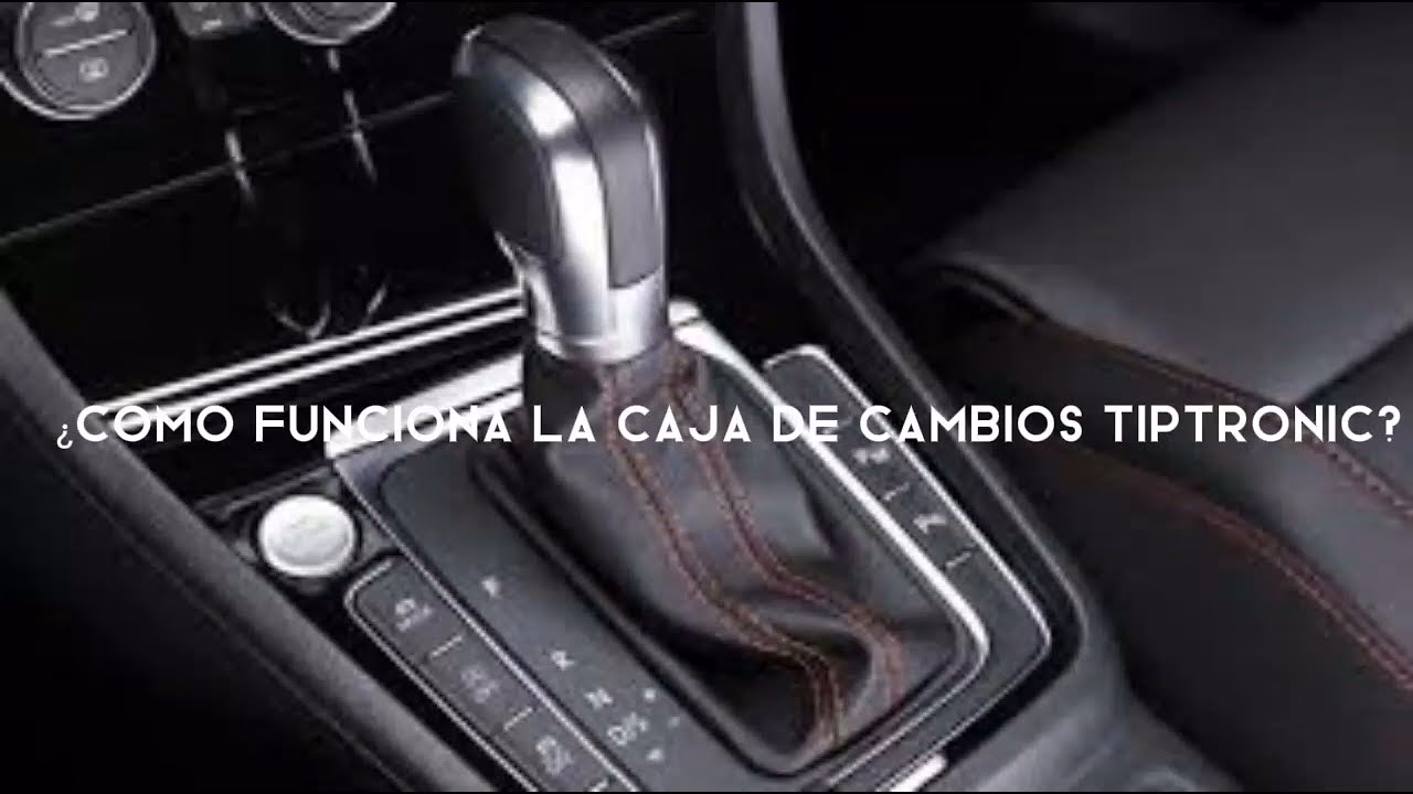 ¿Cómo se maneja un auto Tiptronic?