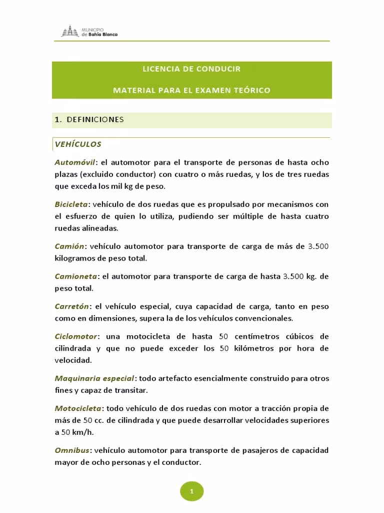 &iquest;D&oacute;nde se rinde el examen pr&aacute;ctico de conducir en Bah&iacute;a Blanca?