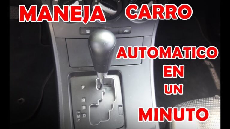 &iquest;Cu&aacute;nto tardas en aprender a conducir un autom&aacute;tico?