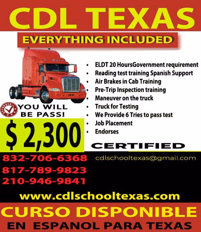 &iquest;Cu&aacute;nto cuesta sacar un CDL en Texas?