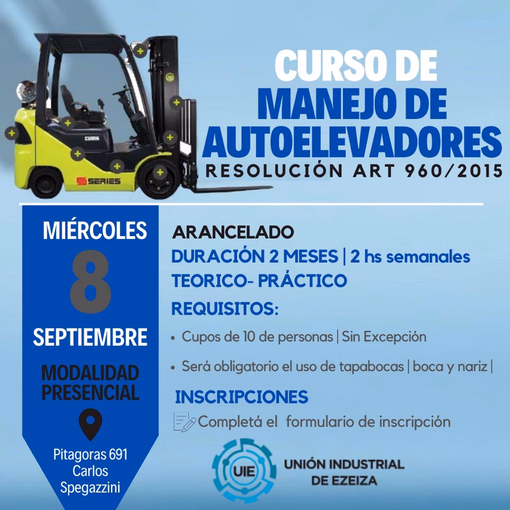 &iquest;Qu&eacute; es un conductor matriculado de autoelevadores?