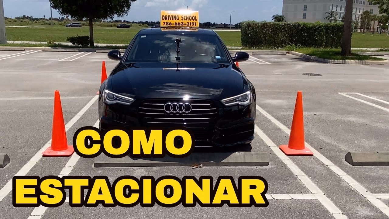 ¿Dónde se puede practicar la conducción en un aparcamiento?