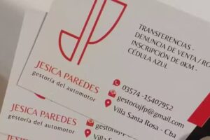 JESICA F. PAREDES &bull; GESTORIA DEL AUTOMOTOR